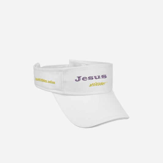 JESUS WHITE VISOR